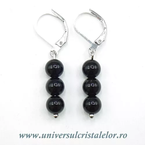 Cercei onix rotund-6mm m01 Cercei onix rotund-6mm m01