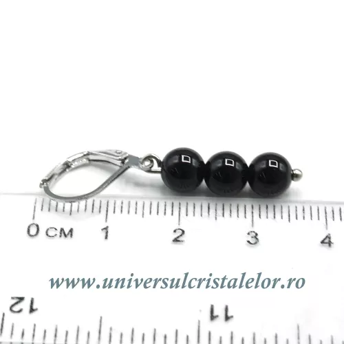 Cercei onix rotund-6mm m01 Cercei onix rotund-6mm m01