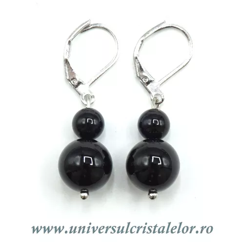 Cercei onix rotund-10mm m03 Cercei onix rotund-10mm m03