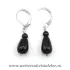 Cercei onix negru