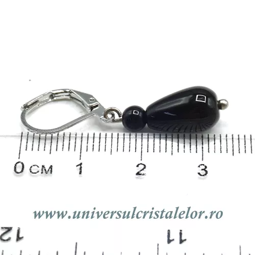 Cercei onix negru Cercei onix negru