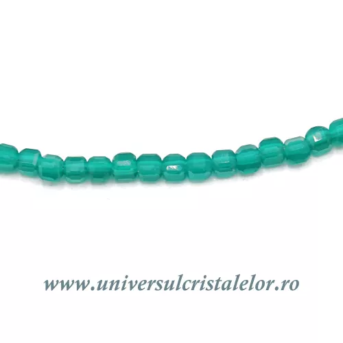 Colier onix verde cub fatetat - 2,5mm Colier onix verde cub fatetat - 2,5mm