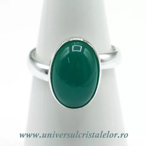 Inel onix verde oval reglabil m2 Inel onix verde oval reglabil m2
