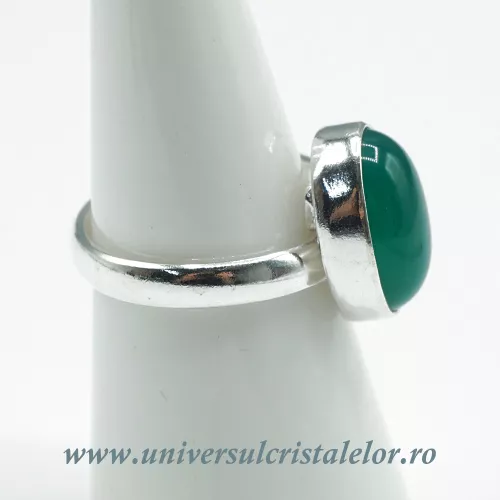 Inel onix verde oval reglabil m2 Inel onix verde oval reglabil m2