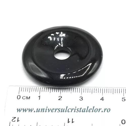 Piatra Pi onix negru -4cm Piatra Pi onix negru -4cm