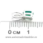 Pandantiv onix verde rotund