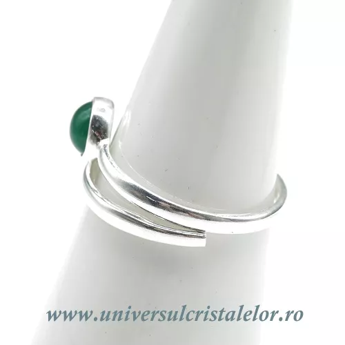 Inel onix verde rotund reglabil Inel onix verde rotund reglabil
