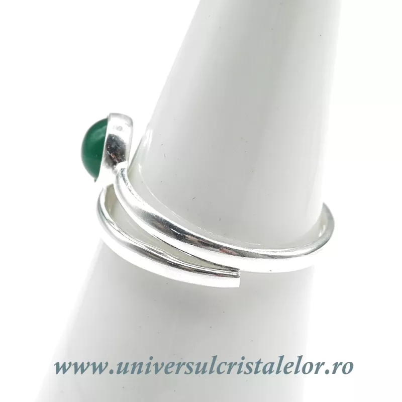 Inel onix verde rotund reglabil Inel onix verde rotund reglabil