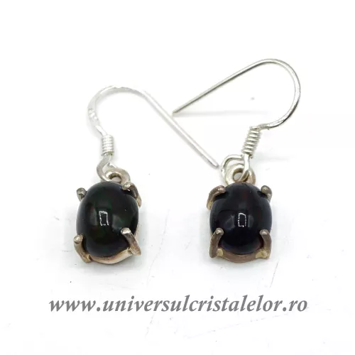 Cercei opal de foc unicat m02