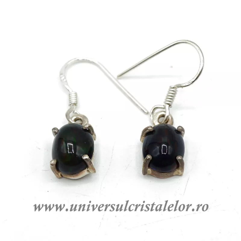 Cercei opal de foc unicat m02