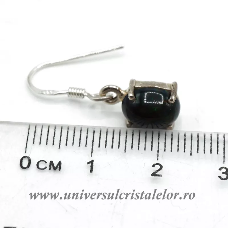 Cercei opal de foc unicat m02