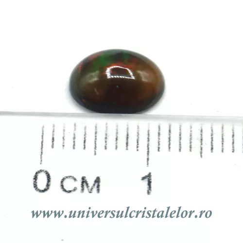 Opal negru Etiopia cabochon m05 Opal negru Etiopia cabochon m05