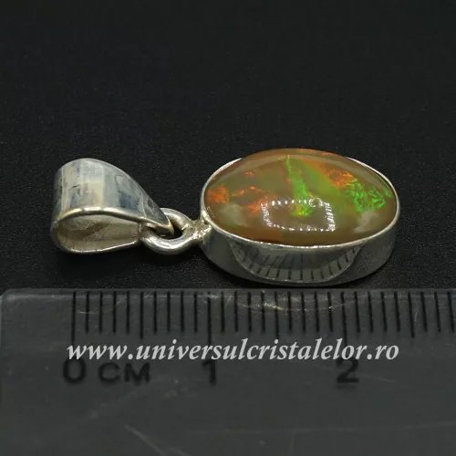Pandantiv opal de foc unicat m01 Pandantiv opal de foc unicat m01