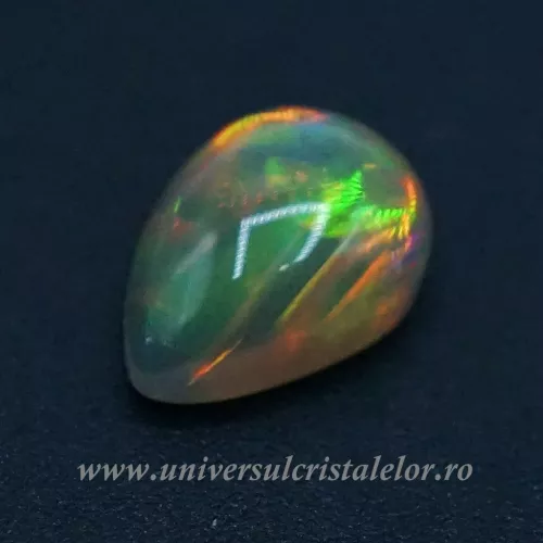 Opal negru Etiopia cabochon m04