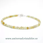 Bratara opal galben rotund fatetat - 3,2 mm Bratara opal galben rotund fatetat - 3,2 mm