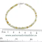 Bratara opal galben rotund fatetat - 3,2 mm Bratara opal galben rotund fatetat - 3,2 mm