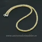 Colier opal galben 4 mm