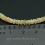 Colier opal galben 4 mm
