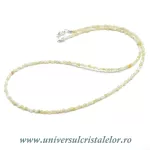 Colier opal galben rotund fatetat - 2,3mm Colier opal galben rotund fatetat - 2,3mm