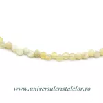 Colier opal galben rotund fatetat - 2,3mm Colier opal galben rotund fatetat - 2,3mm