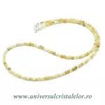 Colier opal galben rotund fatetat - 3,2 mm Colier opal galben rotund fatetat - 3,2 mm