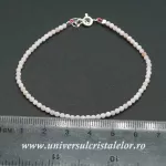 Bratara opal roz rotund fatetat - 2,5 mm Bratara opal roz rotund fatetat - 2,5 mm