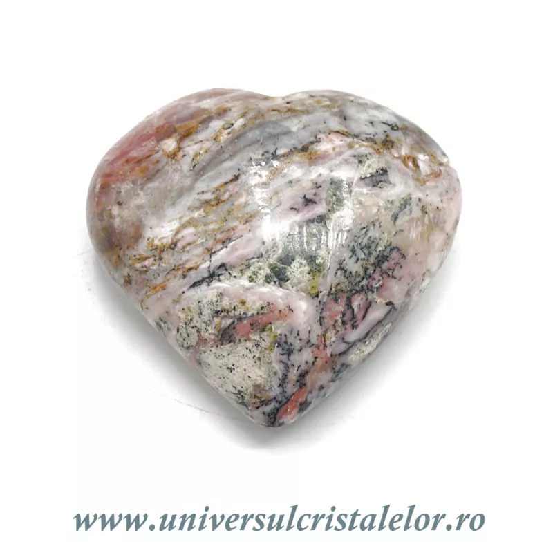 Inima opal roz Inima opal roz