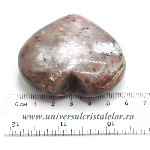 Inima opal roz Inima opal roz