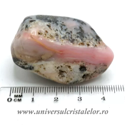 Opal roz piatra rulata