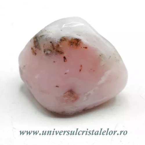 Opal roz piatra rulata Opal roz piatra rulata