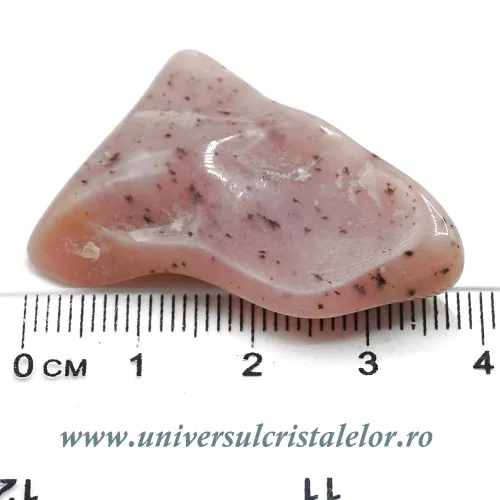 Opal roz piatra rulata Opal roz piatra rulata