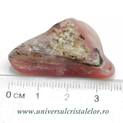 Opal roz piatra rulata Opal roz piatra rulata