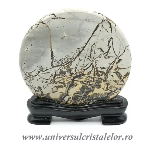 Piatra peisaj placa slefuita pe suport de lemn m2