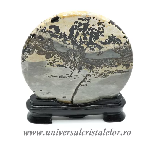 Piatra peisaj placa slefuita pe suport de lemn m2