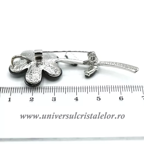 Brosa pandantiv abalone - floare