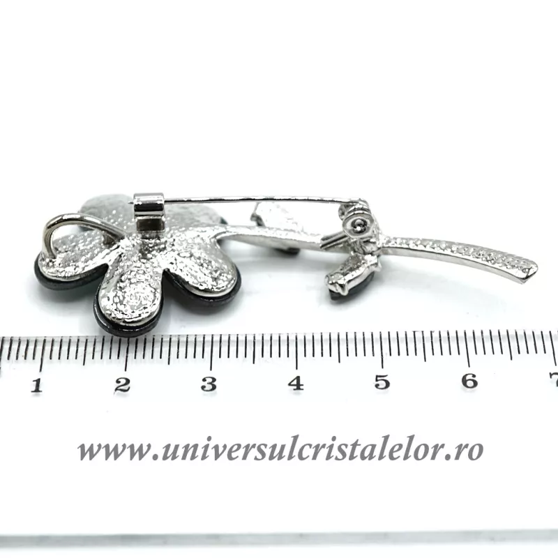 Brosa pandantiv abalone - floare