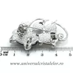 Brosa pandantiv abalone - pisica