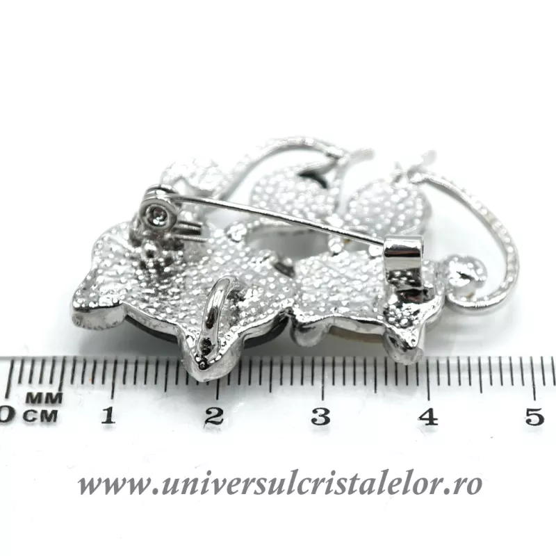 Brosa pandantiv abalone - pisica