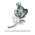 Brosa pandantiv abalone - floare