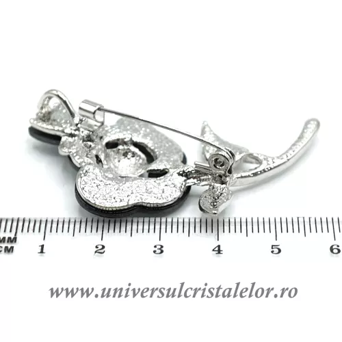 Brosa pandantiv abalone - floare 02