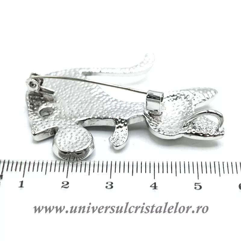 Brosa pandantiv abalone - pisica