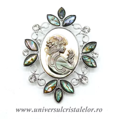 Brosa pandantiv abalone - tablou