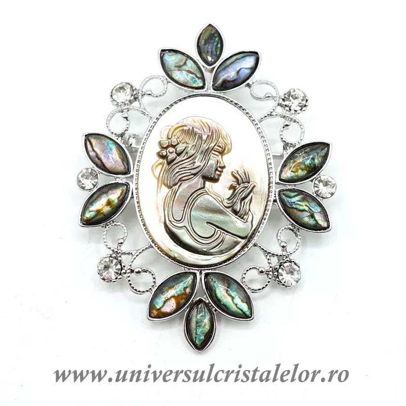 Brosa pandantiv abalone - tablou