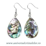 Cercei scoica paua (abalone) lacrima