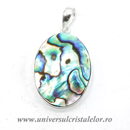 Pandantiv scoica paua unicat m01