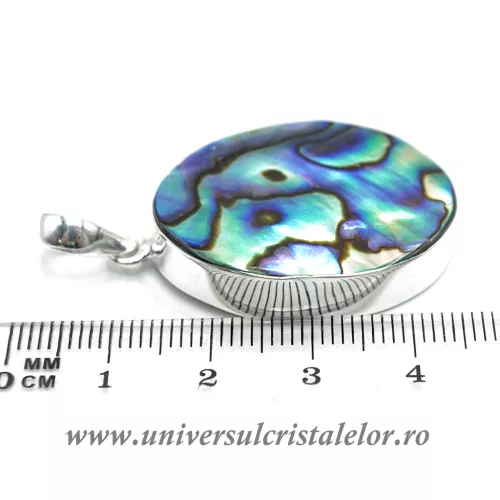 Pandantiv scoica paua unicat m01