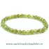Bratara peridot rotund - 5 mm