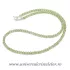 Colier peridot rotund slefuit - 3,5 mm