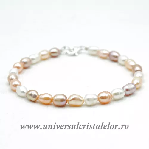 Bratara perle multicolora