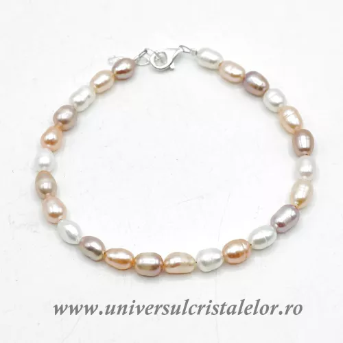 Bratara perle multicolora